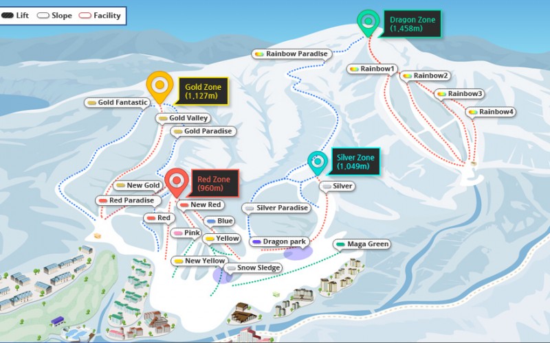 Yongpyong Resort Slope1