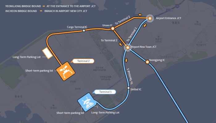 Incheon Airport map