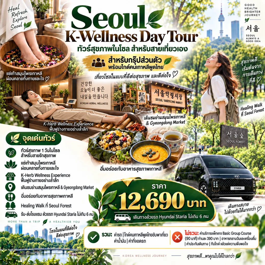 Seoul K-Wellness Day Tour
